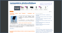 Desktop Screenshot of lampadaire-photovoltaique.com